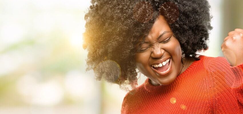 woman with confidence