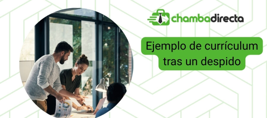 Ejemplo de currículum: gerente despedida de su último trabajo